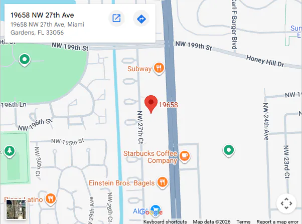 location,19658 NW 27th Ave, Miami Gardens, FL 33056